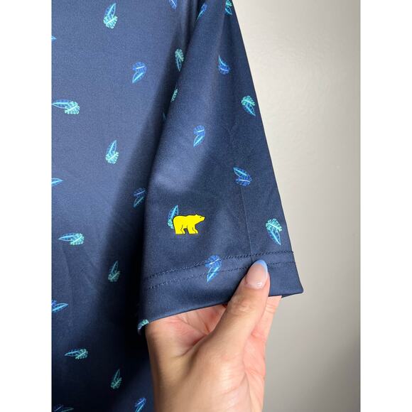 Jack Nicklaus Golf Polo Collared Mens Tee Shirt In Color Blue Size Large - Picture 4 of 4